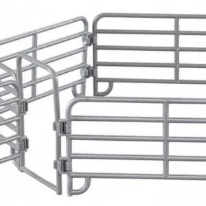 Zestaw 2 sztuk dużych XL realistycznych figurek koników konie z zagrodą