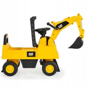 Koparka Caterpillar – Jeździk / Odpychacz z ruchomą łyżką i dźwiękami