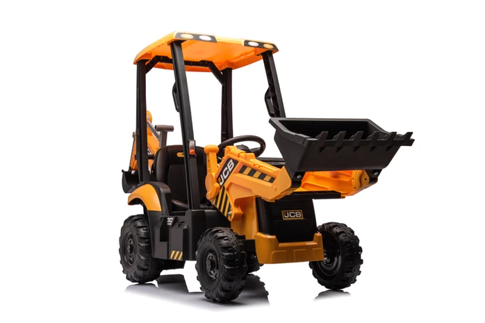 Koparka Ładowarka JCB 4w1 na akumulator dla dziecka 12V 12Ah moc 90 WAT