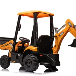 Koparka Ładowarka JCB 4w1 na akumulator dla dziecka 12V 12Ah moc 90 WAT