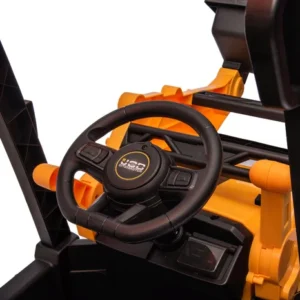 Koparka Ładowarka JCB 4w1 na akumulator dla dziecka 12V 12Ah moc 90 WAT