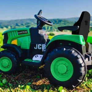 Duży Traktor na akumulator z przyczepką – pilot, LED, dźwięki, 152 cm