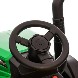 Duży Traktor na akumulator z przyczepką – pilot, LED, dźwięki, 152 cm