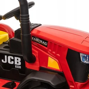 Duży Traktor na akumulator z przyczepką – pilot, LED, dźwięki, 152 cm