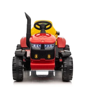 Duży Traktor na akumulator z przyczepką – pilot, LED, dźwięki, 152 cm