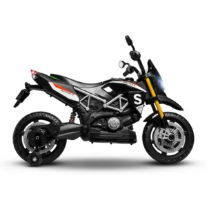 STABILNY motor na akumulator SKÓRA LEDy ODCZEPIANE KÓŁKA BOCZNE AMORTYZATOR
