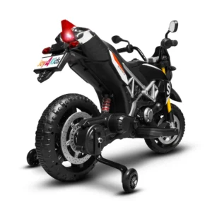 STABILNY motor na akumulator SKÓRA LEDy ODCZEPIANE KÓŁKA BOCZNE AMORTYZATOR