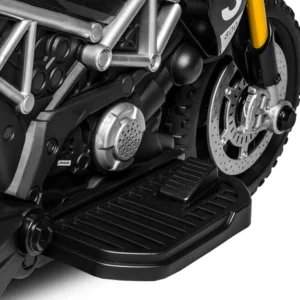 STABILNY motor na akumulator SKÓRA LEDy ODCZEPIANE KÓŁKA BOCZNE AMORTYZATOR