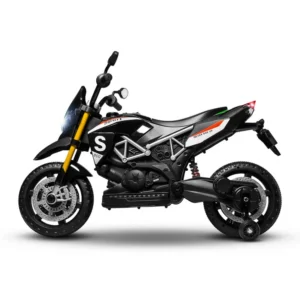 STABILNY motor na akumulator SKÓRA LEDy ODCZEPIANE KÓŁKA BOCZNE AMORTYZATOR