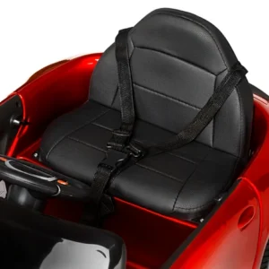 Auto Cabrio M4 na akumulator – skóra, funkcja bujania, LED, amortyzatory