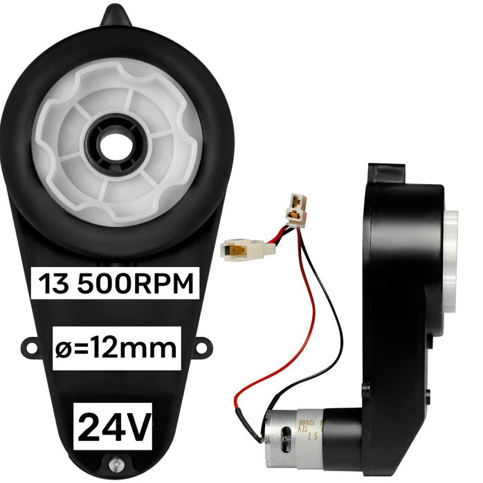 Silnik + przekładnia 24V 20000 RPM napęd 200W do pojazdów na akumulator