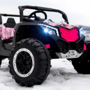 MOCNY UTV QUAD 4X45 WAT na akumulator LED-y Pilot szeroka kanapa skóra