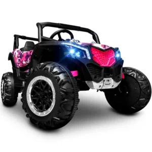 MOCNY UTV QUAD 4X45 WAT na akumulator LED-y Pilot szeroka kanapa skóra