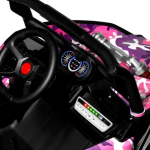 MOCNY UTV QUAD 4X45 WAT na akumulator LED-y Pilot szeroka kanapa skóra