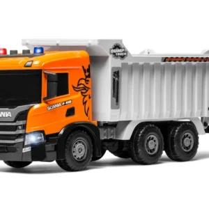 DUŻA SCANIA P 410 ciężarówka XXL Wywrotka Dump Truck światła Gigant 50cm