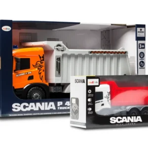 DUŻA SCANIA P 410 ciężarówka XXL Wywrotka Dump Truck światła Gigant 50cm