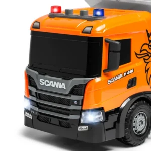 DUŻA SCANIA P 410 ciężarówka XXL Wywrotka Dump Truck światła Gigant 50cm