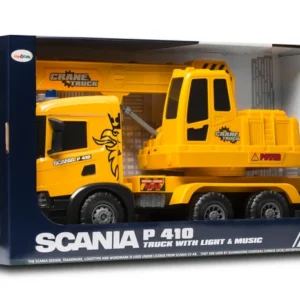 WIELKA SCANIA P 410 ciężarówka XXL TIR DŻWIG GIGANT 53cm otwierana kabina