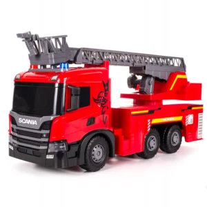 DUŻA SCANIA P 410 ciężarówka XXL TIR Straż Pożarna światła GIGANT 52cm