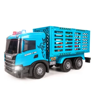 DUŻA SCANIA P 410 ciężarówka XXL TRANSPORT ZWIERZĄT światła i Gigant 50 cm