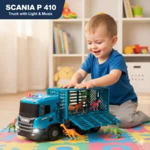 DUŻA SCANIA P 410 ciężarówka XXL TRANSPORT ZWIERZĄT światła i Gigant 50 cm