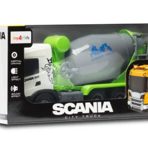 SCANIA P 410 ciężarówka BETONIARKA napęd frykcyjny światła dźwięki