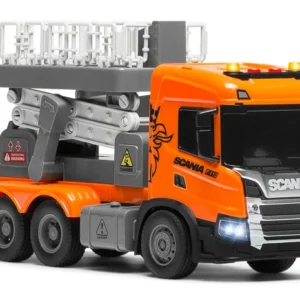 SCANIA P 410 ciężarówka TIR Podnośnik ruchomy światła dźwięki