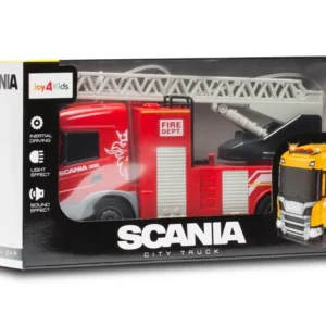SCANIA P 410 ciężarówka TIR Straż Pożarna światła dźwięki woda z sikawki