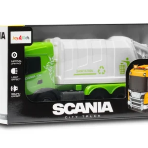 SCANIA P 410 ciężarówka ŚMIECIARKA napęd frykcyjny światła dźwięki
