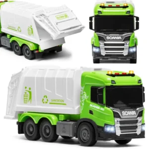 SCANIA P 410 ciężarówka ŚMIECIARKA napęd frykcyjny światła dźwięki