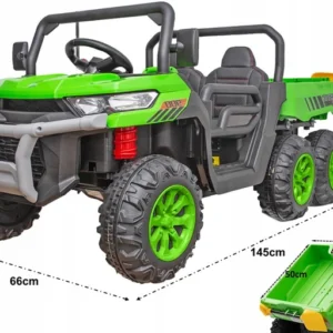 Farmer Truck 400W dwuosobowy traktor wywrotka na akumulator 24V