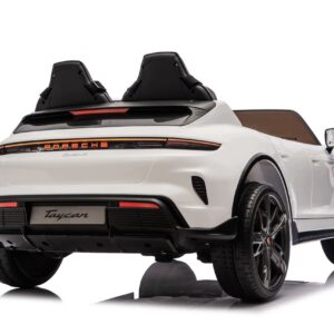 PORSCHE TAYCAN TURBO S 24V9ah Auto na akumulator dla dzieci Skóra Koła EVA