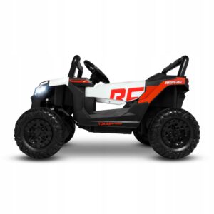 BUGGY UTV QUAD Joy4kids 4X45 WAT na akumulator LED-y Pilot kanapa skóra