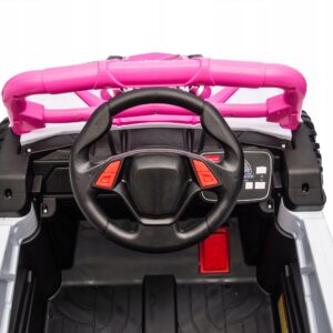 BUGGY UTV QUAD Joy4kids 4X45 WAT na akumulator LED-y Pilot kanapa skóra