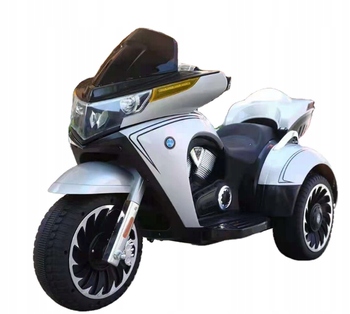 Wielki Motor Trójkołowy na akumulator 12V 7AH miękkie koła EVA Skóra
