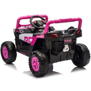 BUGGY UTV QUAD Joy4kids 4X45 WAT na akumulator LED-y Pilot kanapa skóra