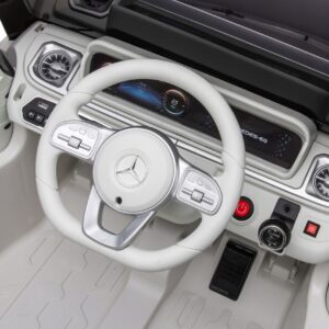 Mercedes Benz EQG Concept auto na akumulator 4x45 WAT Skóra EVA LED 12V 9Ah