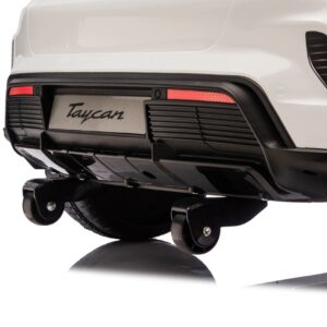 PORSCHE TAYCAN TURBO S 24V9ah Auto na akumulator dla dzieci Skóra Koła EVA