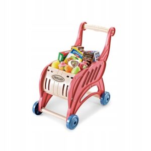 Sklep Supermarket Wózek na Zakupy Lody Słodycze + 40 elementów Joy4kids