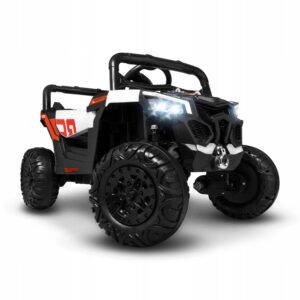 BUGGY UTV QUAD Joy4kids 4X45 WAT na akumulator LED-y Pilot kanapa skóra