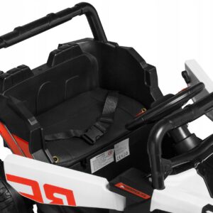 BUGGY UTV QUAD Joy4kids 4X45 WAT na akumulator LED-y Pilot kanapa skóra