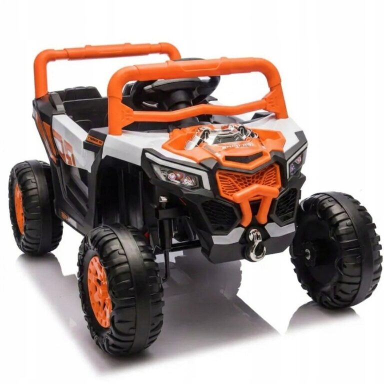 BUGGY UTV QUAD Joy4kids 4X45 WAT na akumulator LED-y Pilot kanapa skóra
