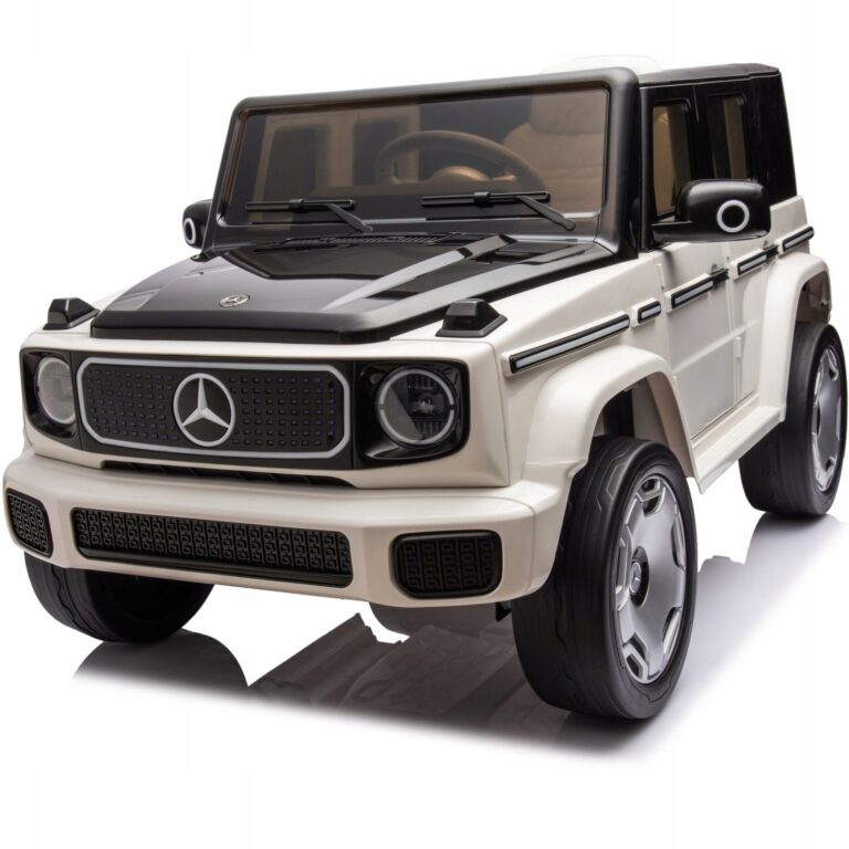 Mercedes Benz EQG Concept auto na akumulator 4x45 WAT Skóra EVA LED 12V 9Ah