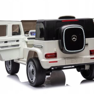 Mercedes Benz EQG Concept auto na akumulator 4x45 WAT Skóra EVA LED 12V 9Ah