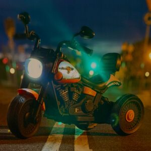 STABILNY motor na akumulator 12V 90W LEDy AMORTYZATOR MOTOCYKL MOTOREK