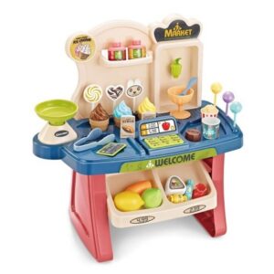 Sklep Supermarket Wózek na Zakupy Lody Słodycze + 40 elementów Joy4kids